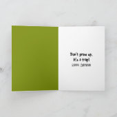 Birthday Venus Flytrap Plant With Flies Kaart (Binnen)