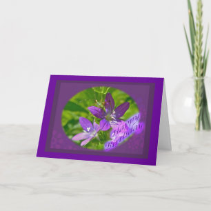 Birthday Venus Kijkend Glass Wilde Floral Kaart