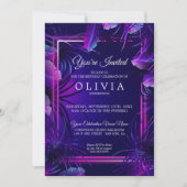 Birthday | Verbluffende neontropische olie Kaart (Voorkant)