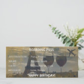 Birthday verrassing Paris instapkaart cadeau (Staand voorkant)