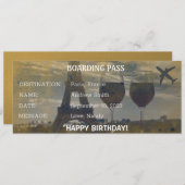 Birthday verrassing Paris instapkaart cadeau (Voorkant / Achterkant)