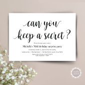 Birthday verrassing party uitnodigcards kaart