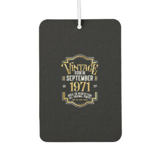 Birthday Vintage september 1971 Luchtverfrisser