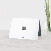 Birthday Vintage Snow Train Kaart (Achterkant)