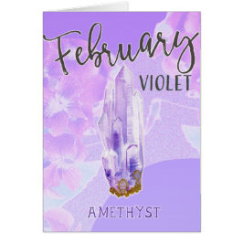 Birthday Violet en Amethyst Birthstone