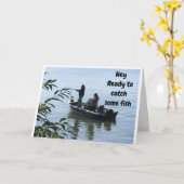 BIRTHDAY VIST MET BIRTHDAY GUY-KAART KAART (Gele Bloem)