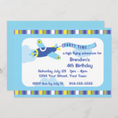 Birthday-vliegtuig Kaart (Voorkant / Achterkant)