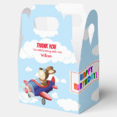 Birthday-vliegveld Dog Flying Party Bedankdoosjes (Geopend)