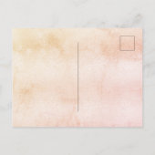 Birthday vlinder pampas uitnodiging briefkaart (Achterkant)