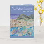 Birthday voor zijn groet kaart (Gele Bloem)