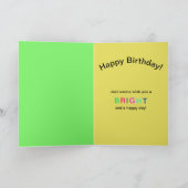 Birthday, Vriendin, Frog Kaleidoscoop Collectie Kaart (Binnen)