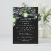 Birthday Vrijgezellenfeest Light Jar Black Roze Kaart (Staand voorkant)