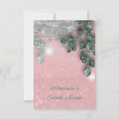 Birthday Vrijgezellenfeest Light Jar Rustic Blush  Kaart (Achterkant)