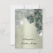 Birthday Vrijgezellenfeest Light Jar Rustic Greene Kaart (Achterkant)