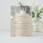 Birthday Vrijgezellenfeest Light Jar Rustic Sepia  Kaart (Staand voorkant)