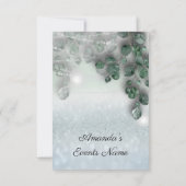 Birthday Vrijgezellenfeest Light Jar Rustic Smoky  Kaart (Achterkant)