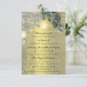 Birthday Vrijgezellenfeest Light Jar Rustic Yellow Kaart (Staand voorkant)