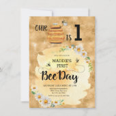 Birthday-wedstrijd Honey Bee Kaart (Voorkant)