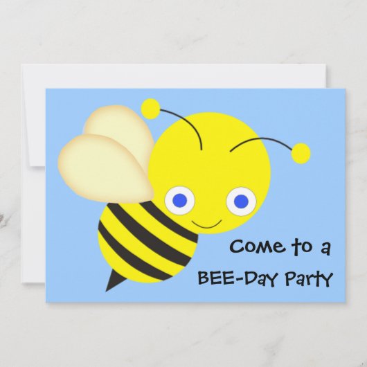 Birthday-wedstrijd Honey Bee Kaart (Voorkant)