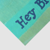 Birthday-weefsel in blauw tissuepapier (Detail)