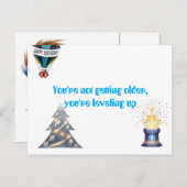 Birthday wenskaart briefkaart (Voorkant / Achterkant)