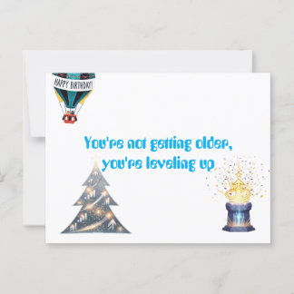 Birthday wenskaart briefkaart