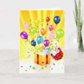 Birthday Wenskaart Feestdagen Kaart (Voorkant)