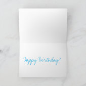 Birthday Wenskaart Feestdagen Kaart (Binnen)