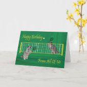 Birthday Wenskaart Kaart (Gele Bloem)