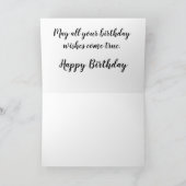 Birthday Wenskaart Kaart (Binnen)