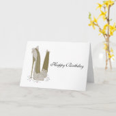 Birthday Wenskaart Kaart (Gele Bloem)