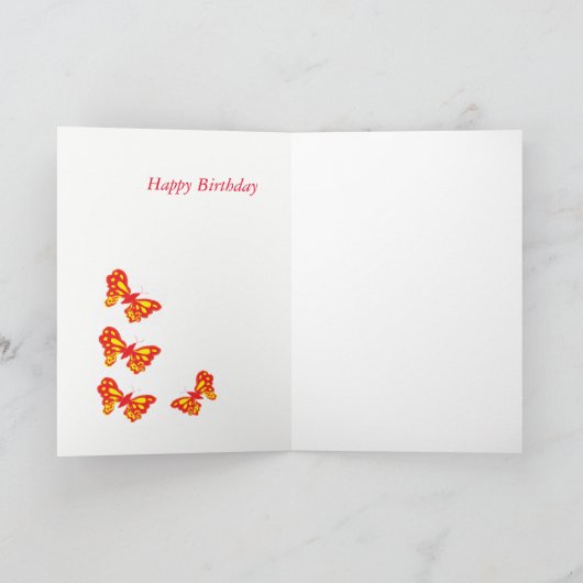 Birthday Wenskaart Kaart (Binnen)