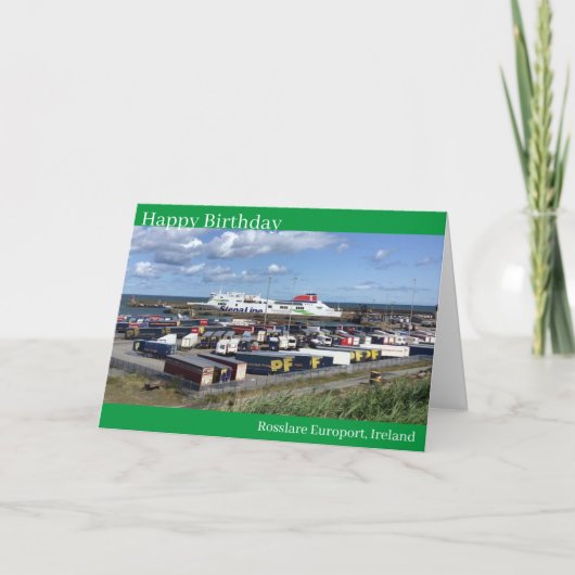 Birthday Wenskaart Kaart (Voorkant)