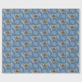 Birthday WFrench in Jean Pocket Cadeaupapier (Vlak)