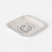 Birthday  Whimsical Baseball All Star Party Papieren Bordje (Gebogen)