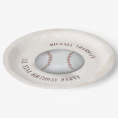 Birthday  Whimsical Baseball All Star Party Papieren Bordje (Gekanteld)