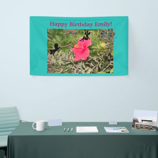 Birthday Whimsical Garden banner (Beurs)
