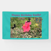 Birthday Whimsical Garden banner (Horizontaal)