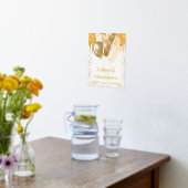 Birthday White gold glitter ballonnen welkom Folie Afdrukken (Laag (Keuken))