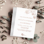 Birthday white Silver roos Gold florale elegant Folie Uitnodiging<br><div class="desc">Een moderne,  elegante en minimalistische verjaardagsuitnodiging. Voorzijde: een witte achtergrond met gouden rozen bloemen. Personaliseer en voeg jouw naam en partijdetails toe. Real roos gold folie text and florals. Achterzijde: een faux zilveren achtergrond.</div>