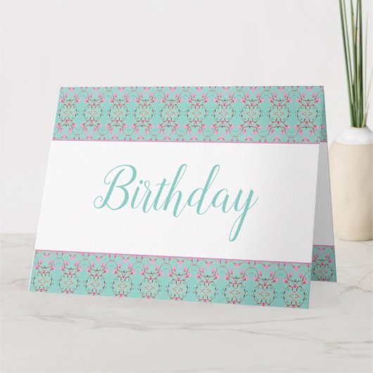 Birthday wil alleen voor u papieren Wenskaart Kaart (Voorkant)