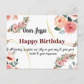 Birthday wil briefkaart (Voorkant)