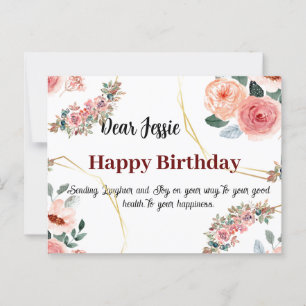 Birthday wil briefkaart