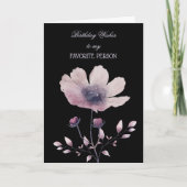 Birthday wil mijn favoriete persoonlijke Kaart (Voorkant)