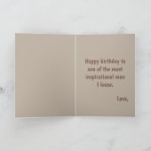 Birthday wil mijn man kaart (Binnen)