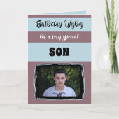 Birthday wil speciale zonplaag kaart (Voorkant)