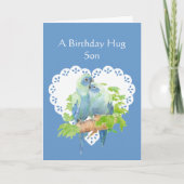 Birthday wil zoon van Parrot Bird Kaart (Voorkant)