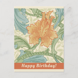 Birthday William Morris behangselpapier CC1132 Briefkaart