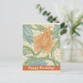 Birthday William Morris behangselpapier CC1132 Briefkaart (Staand voorkant)