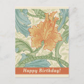 Birthday William Morris behangselpapier CC1132 Briefkaart (Voorkant)